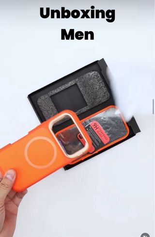 Custodia iPhone Pro Max trasparente colore nero