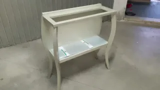 Mobile Espositore Bianco Legno