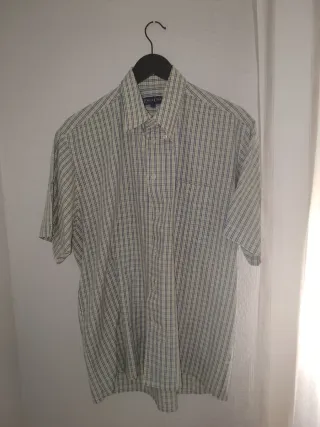 Camisa Polo Club Manga Corta Cuadros