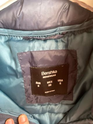 Chaleco acolchado azul