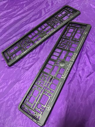 Portamatrículas Coche (Mercedes, Audi, Seat, VW)