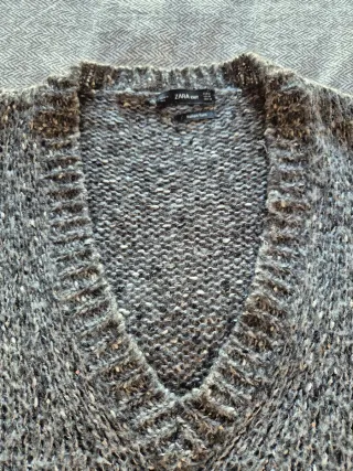 Jersey Zara Gris Talla M