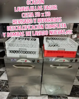 Lavavajillas Fagor  Cesta 50x50  Ocasión