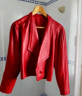 Cazadora EUSKALPIEL Napa Roja Talla M