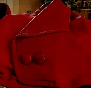 Cazadora EUSKALPIEL Napa Roja Talla M