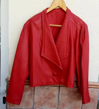 Cazadora EUSKALPIEL Napa Roja Talla M