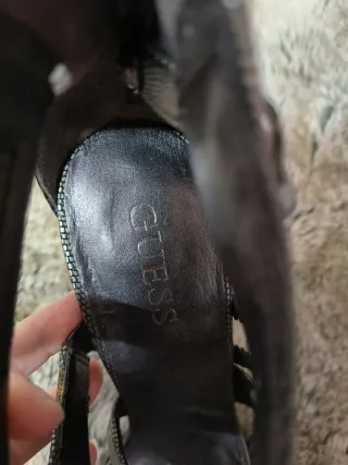 Sandalias Guess Tacón Alto Mujer