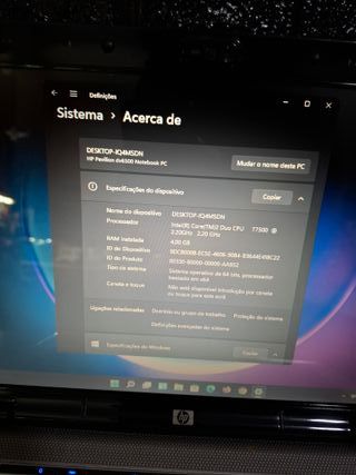 HP Pavilion dv6000 | SSD 120GB | 4GB RAM  LP38