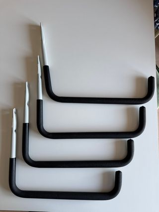 Set 4 Ganci da Muro per Oggetti