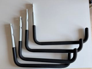 Set 4 Ganci da Muro per Oggetti