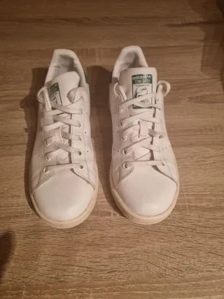 Zapatillas Adidas Stan Smith Mujer Blancas/Verdes