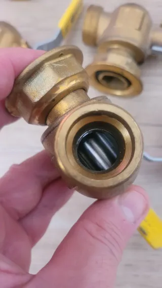 Válvulas contador escuadra mariposa DN20 para Gas