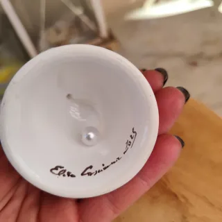 Campanella natalizia in ceramica