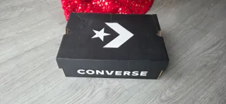 Sneakers Converse piattaforma nere T35