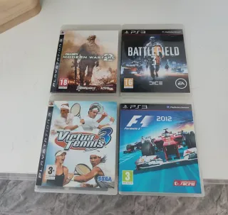 Lote 4 Giochi PS3: Call of Duty, Battlefield, Virt
