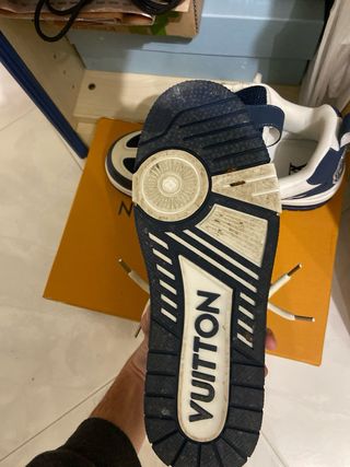 Scarpe Louis Vuitton Skate Bianche blu 41/42 size