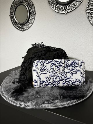 Cartera Tous Osito Azul/Blanco Nueva