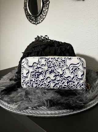 Cartera Tous Osito Azul/Blanco Nueva