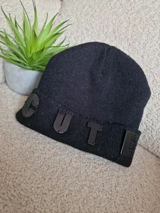 Gorro de punto negro Cute