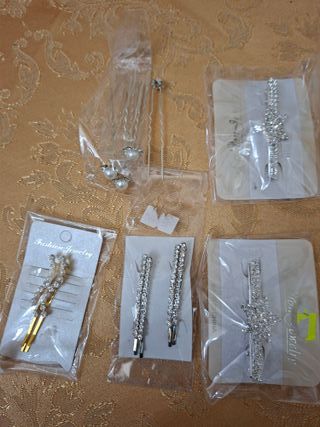 Fermagli per capelli con strass