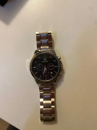 Reloj Benyar Plateado Hombre