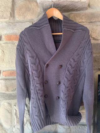 Maglione uomo lana grigio