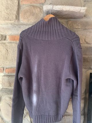 Maglione uomo lana grigio