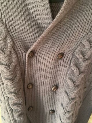 Maglione uomo lana grigio