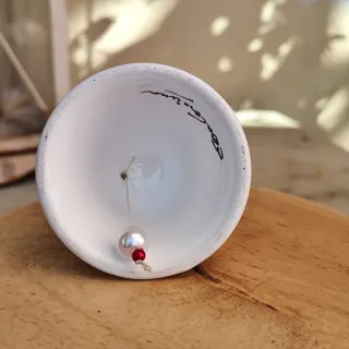 Campanella Natalizia Ceramica Decorata