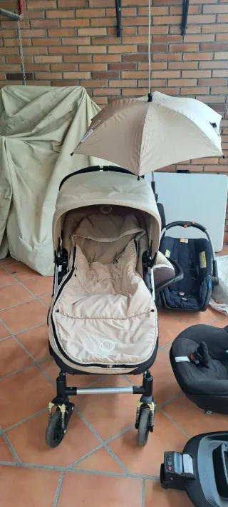 Bugaboo Camaleon beige + Maxi Cosi