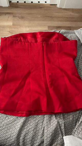 Top Zara Rojo Talla M
