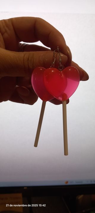 Pendientes Corazón Lollipop