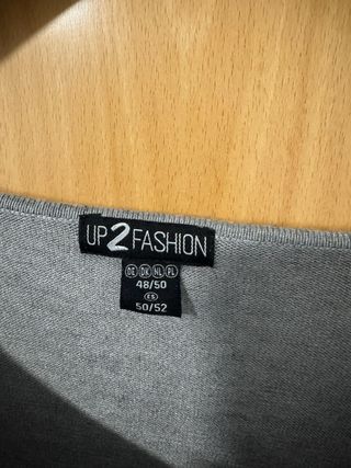 Jersey UP2FASHION Gris Talla XXL