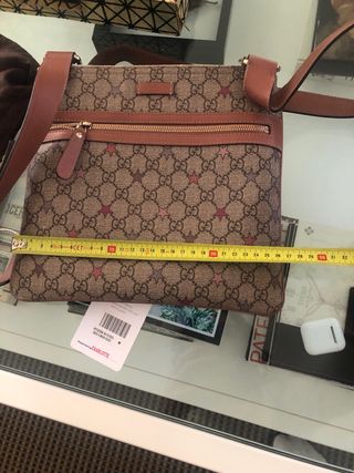 Borsa a tracolla Gucci GG Supreme con stelle