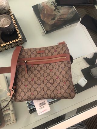 Borsa a tracolla Gucci GG Supreme con stelle