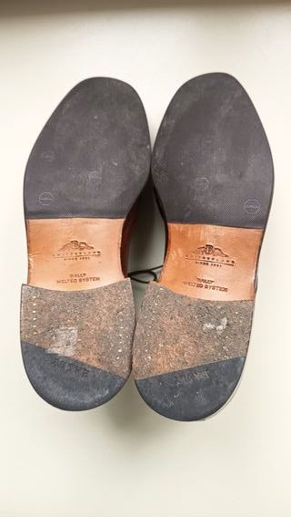 Bally Scarpe Derby Pelle Marrone 41.5