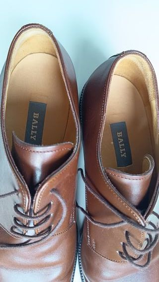 Bally Scarpe Derby Pelle Marrone 41.5