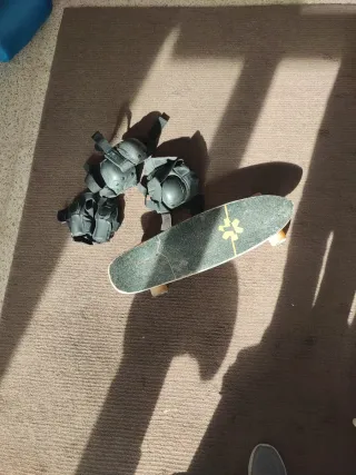 Longboard Tijuana con protecciones