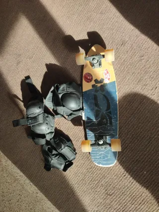 Longboard Tijuana con protecciones