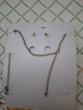 Set collana, orecchini e bracciale