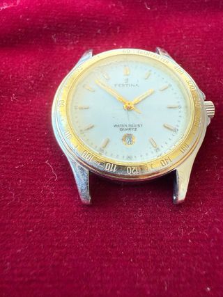 Festina Reloj de Cuarzo Dorado y Blanco