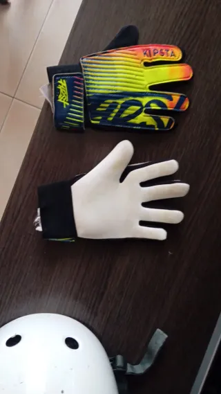 Guantes de portero Kipsta niño talla 4