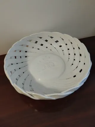 Porta pane Mulino Bianco in ceramica bianca