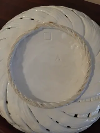 Porta pane Mulino Bianco in ceramica bianca