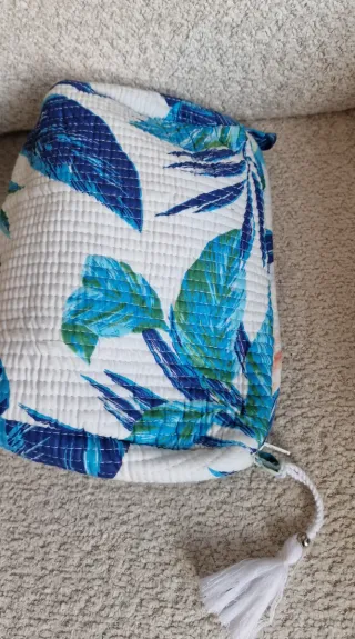 Neceser tela india estampado floral