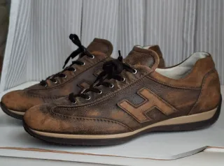 Zapatos Hogan Marrones con Cordones