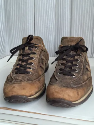 Zapatos Hogan Marrones con Cordones