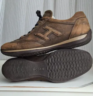 Zapatos Hogan Marrones con Cordones