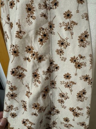 Chaqueta Retro&Cone floral beige talla L