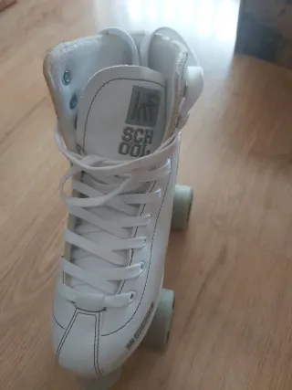 Patines KRF SCHOOL Talla 35 4 ruedas blancos